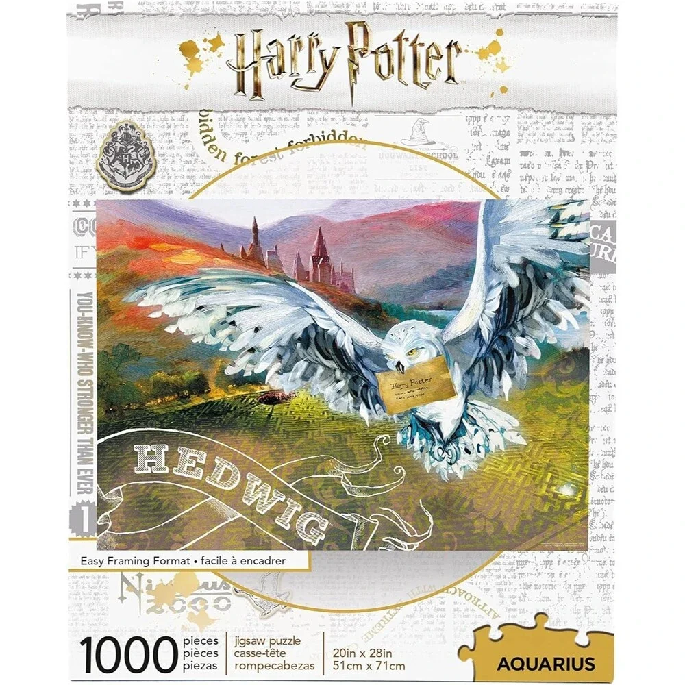 AQUARIUS Harry Potter Puzzle Hedwig 1000 Piece Official Licensed - 20x28 Inches
